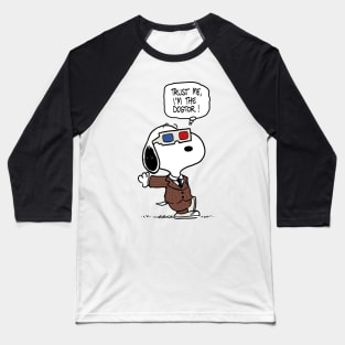 Dogtor Who Baseball T-Shirt